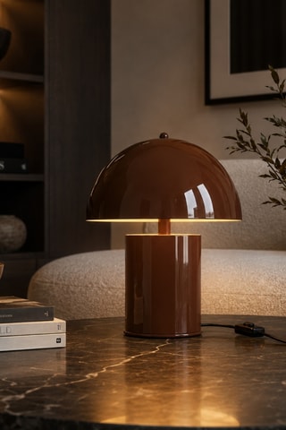 Lampada da tavolo Pera - Marrone - 40 W