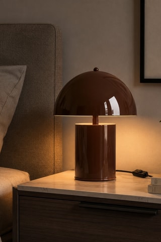Lampada da tavolo Pera - Marrone - 40 W
