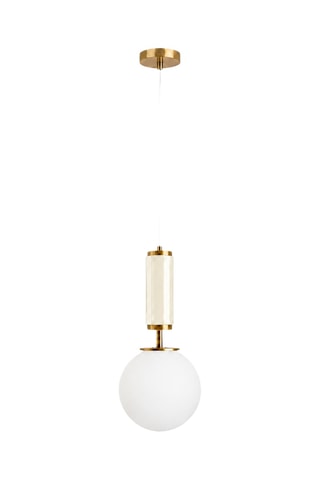 Lampadario Moira - Beige e dorato - 40 W