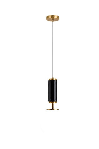 Lampadario Moira - Nero e dorato - 40 W