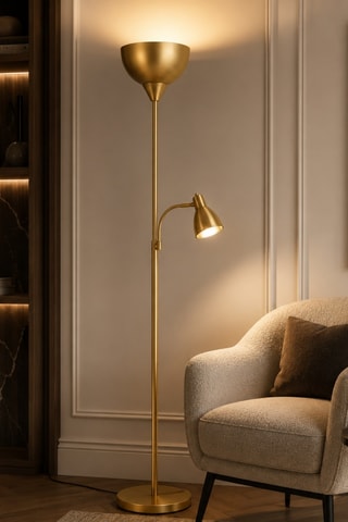 Lampadaire Sir - Doré - 2 x 40 W