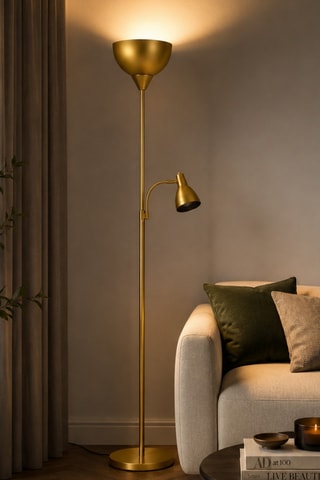 Lampadaire Sir - Doré - 2 x 40 W