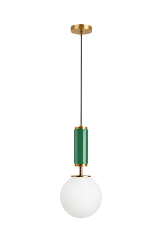 Lampadario Moira - Verde e dorato - 40 W