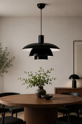 Lampadario Layer - Nero - 40 W