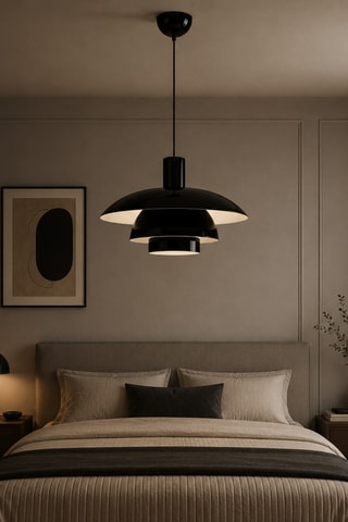 Lampadario Layer - Nero - 40 W