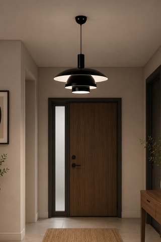 Lampadario Layer - Nero - 40 W