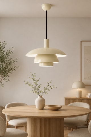 Lampadario Layer - Beige - 40 W