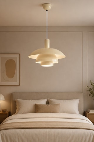Lampadario Layer - Beige - 40 W