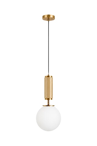 Lampadario Moira - Giallo e dorato - 40 W