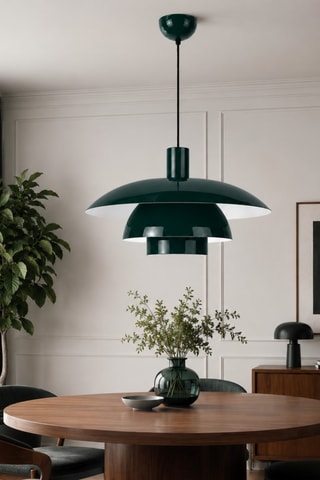 Lampadario Layer - Verde - 40 W