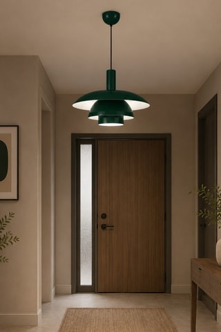 Lampadario Layer - Verde - 40 W