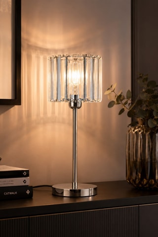 Lampada da tavolo Yakops - Argentato - 40 W