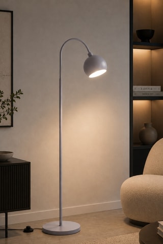 Lampada da terra Vela - Grigio - 40 W