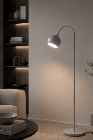 Lampada da terra Vela - Grigio - 40 W