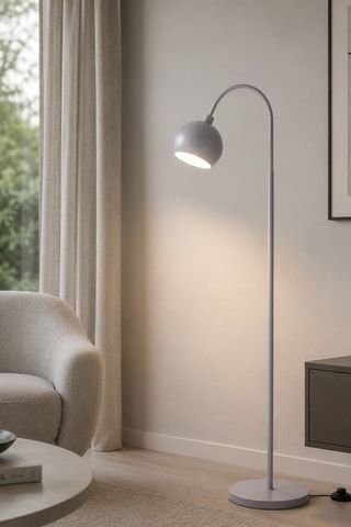 Lampada da terra Vela - Grigio - 40 W