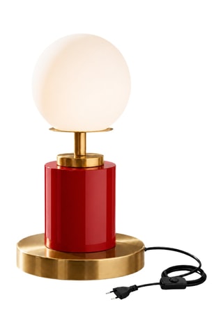 Lampada da tavolo Moira - Rosso - 40 W