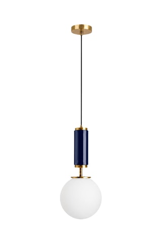 Lampadario Moira - Navy e dorato - 40 W
