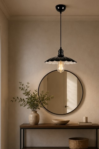 Lampadario Volan - Nero - 40 W