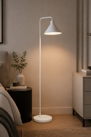 Lampada da terra Cone - Bianco - 40 W