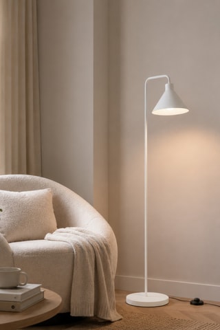 Lampada da terra Cone - Bianco - 40 W