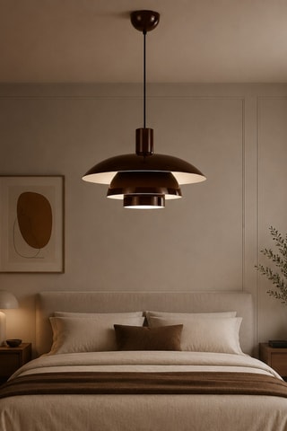 Lampadario Layer - Marrone - 40 W