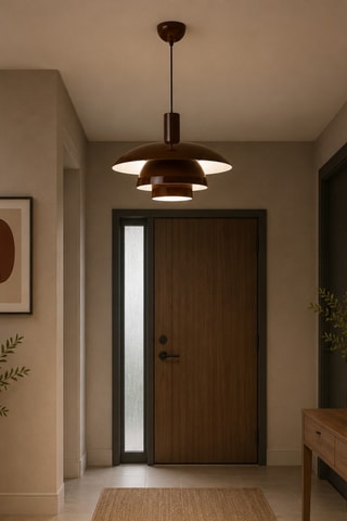 Lampadario Layer - Marrone - 40 W