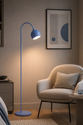 Lampada da terra Vela - Blu - 40 W