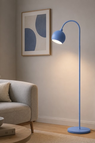 Lampada da terra Vela - Blu - 40 W