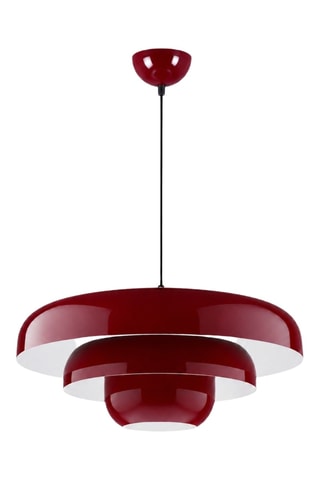 Lampadario Layer - Rosso - 40 W