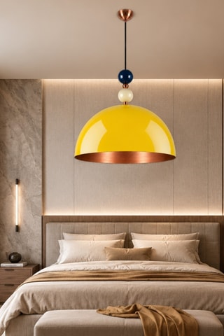 Lampadario Bubble - Giallo - 40 W