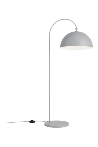 Lampada da terra Derya - Grigio - 40 W