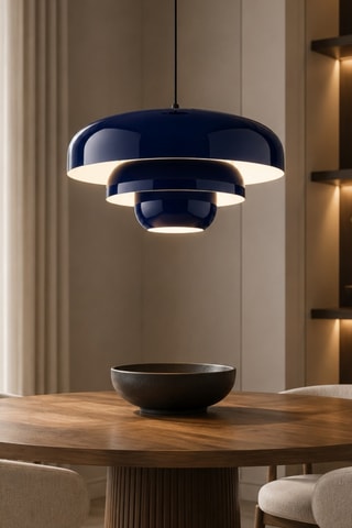 Lampadario Layer - Blu - 40 W
