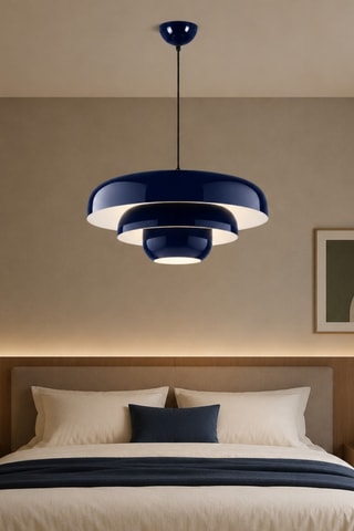 Lampadario Layer - Blu - 40 W