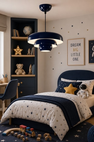 Lampadario Layer - Blu - 40 W
