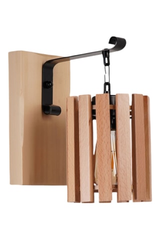 Applique in legno Lunaria - Neutro - 40 W