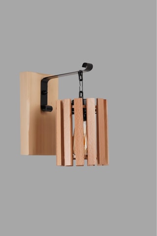 Applique in legno Lunaria - Neutro - 40 W