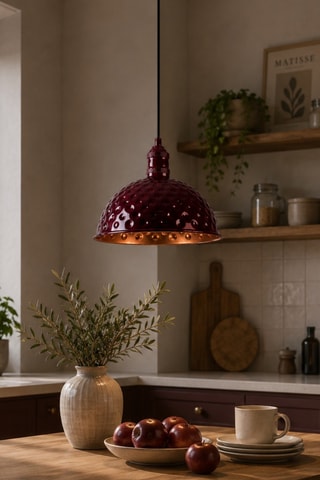 Lampadario Echo - Bordeaux - 40 W