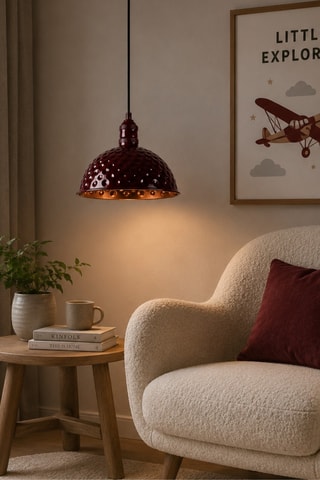 Lampadario Echo - Bordeaux - 40 W