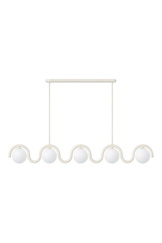 Suspension Gedik - Beige - 5 x 40 W