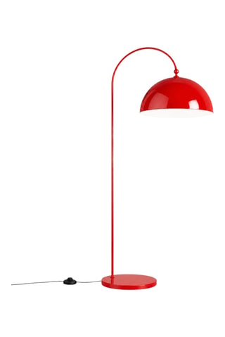 Lampada da terra Derya - Rosso - 40 W