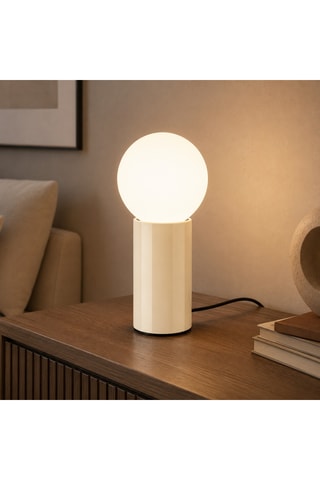 Lampada da tavolo Polo - Beige - 40 W
