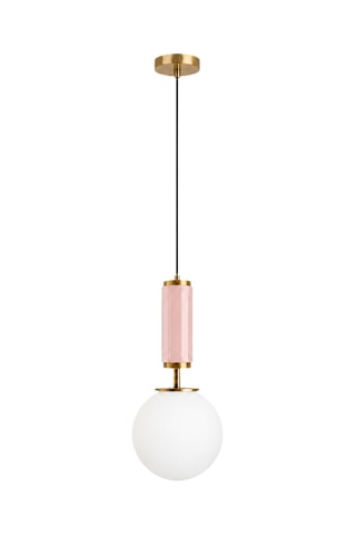 Lampadario Moira - Rosa e dorato - 40 W