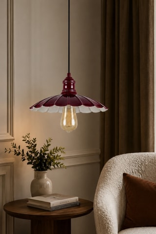 Lampadario Volan - Bordeaux - 40 W