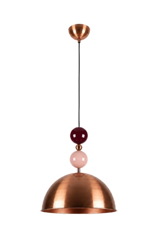 Lampadario Bubble - Rosa e ramato - 40 W
