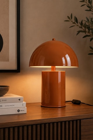 Lampada da tavolo Pera - Arancione - 40 W