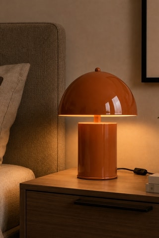 Lampada da tavolo Pera - Arancione - 40 W