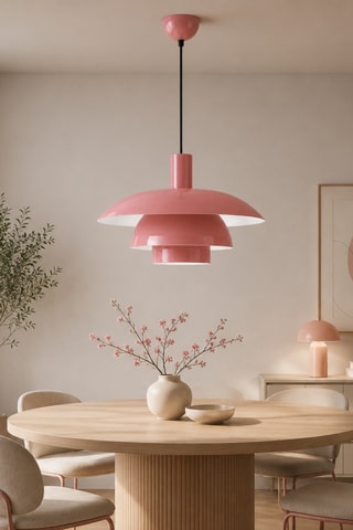 Lampadario Layer - Rosa - 40 W - Rosa