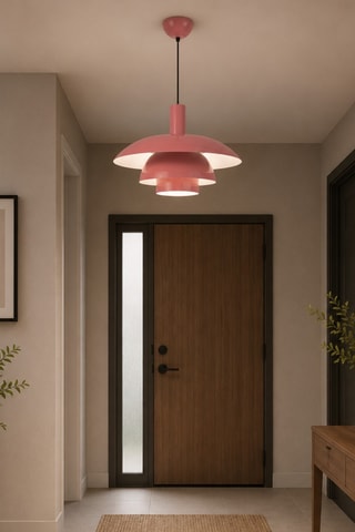 Lampadario Layer - Rosa - 40 W - Rosa
