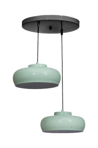 Lampadario Miora - Verde chiaro - 2 x 40 W