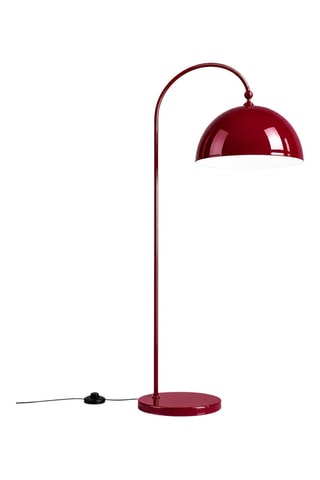 Lampada da terra Derya - Bordeaux - 40 W